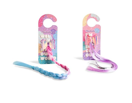 [8905B] MARTINELIA SHAPED HAIR CLIPS EXTENSION ASSORTED