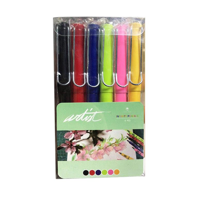 ESTUCHE 6 LAPICES INFINITOS COLOR