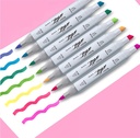 LUXE PROFESSIONAL BRUSH MARKER 30 COLORES