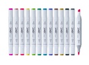 LUXE PROFESSIONAL BRUSH MARKER 60 COLORES