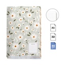 PACK 3 CUAD.A5 COSIDOS SPRING FLOWERS