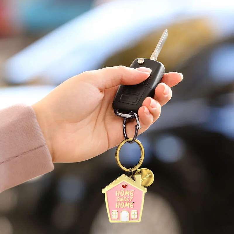Llavero de metal esmaltado - What a Key Ring!