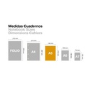 PACK 3 CUAD.A5 COSIDOS FL. MALLORCA