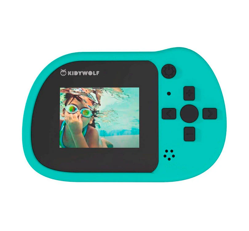 Kidywolf - Cámara Digital Acuática para Niños - Kidycam Menta