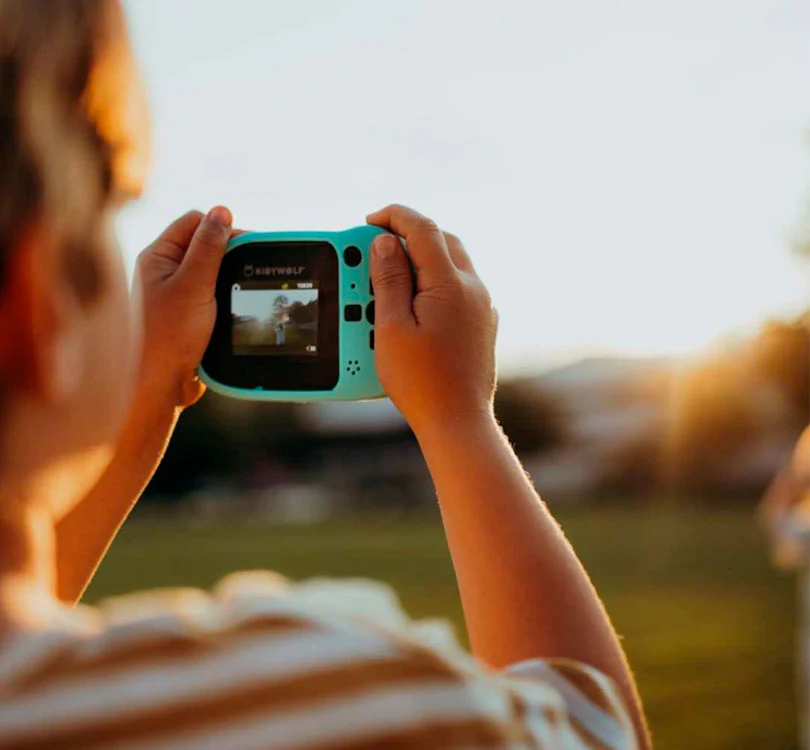 Kidywolf - Cámara Digital Acuática para Niños - Kidycam Menta