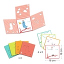  Colorear 3 estuches para una imagen