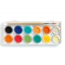 Colores 12 pinturas aguadas clásicas acuarelas