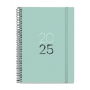 AGENDA ESPIRAL PLUS DÍA PÁGINA CALM AQUA 2025
