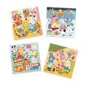 Crear con pegatinas Animalitos Djeco