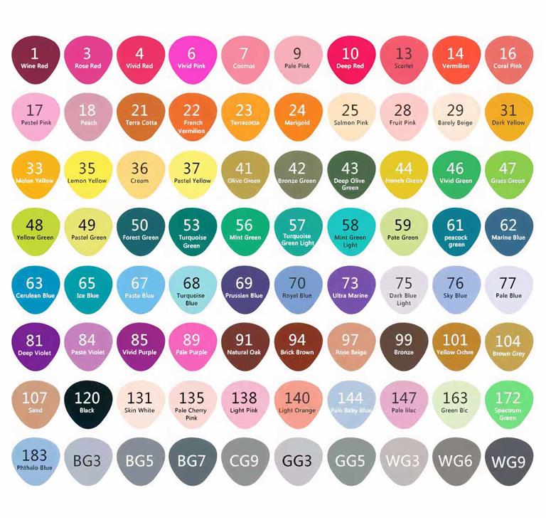 LUXURY CANVAS GAMA ARTIST 80 COLORES