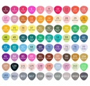LUXURY CANVAS GAMA ARTIST 80 COLORES