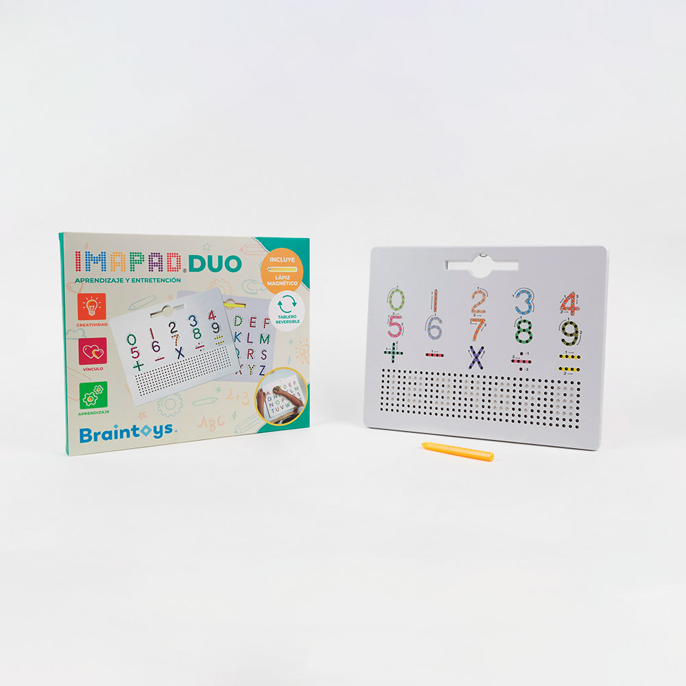 Pizarra magnética Imapad Dúo letras y números +3 años