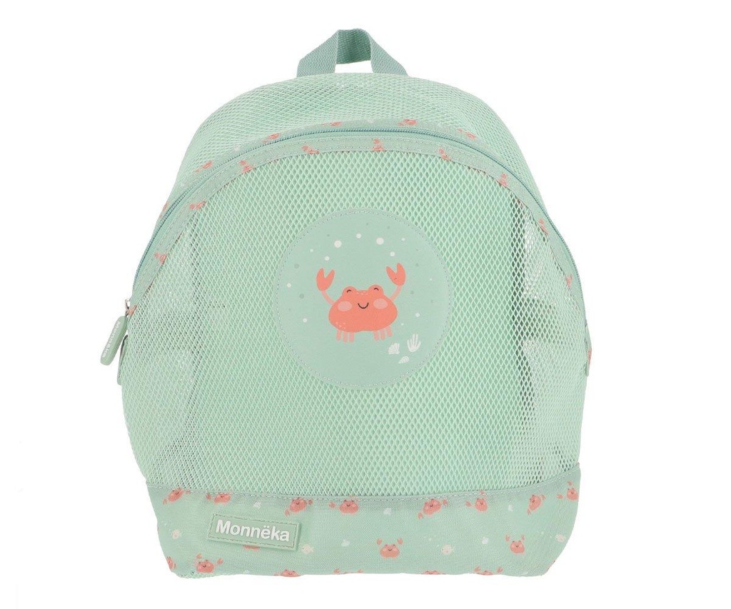 Mochila Infantil Antiarena Crab Sage