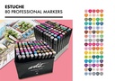 ROTULADORES LUXURY CANVAS GAMA ARTIST 80 COLORES punta fina