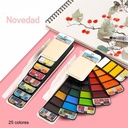 CAJA ABANICO 25 PROFESSIONAL WATER COLOR