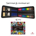 ESTUCHE 46 PZAS.SKETCH CON ROTULADORES DOBLE PUNTA