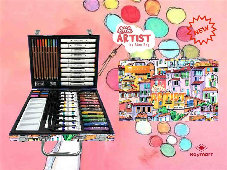 SET ART STUDIO 53 PIEZAS ARTIST HOUSES