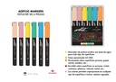 ESTUCHE ACRILICOS GAMA ARTIST,6 COLORES PASTEL