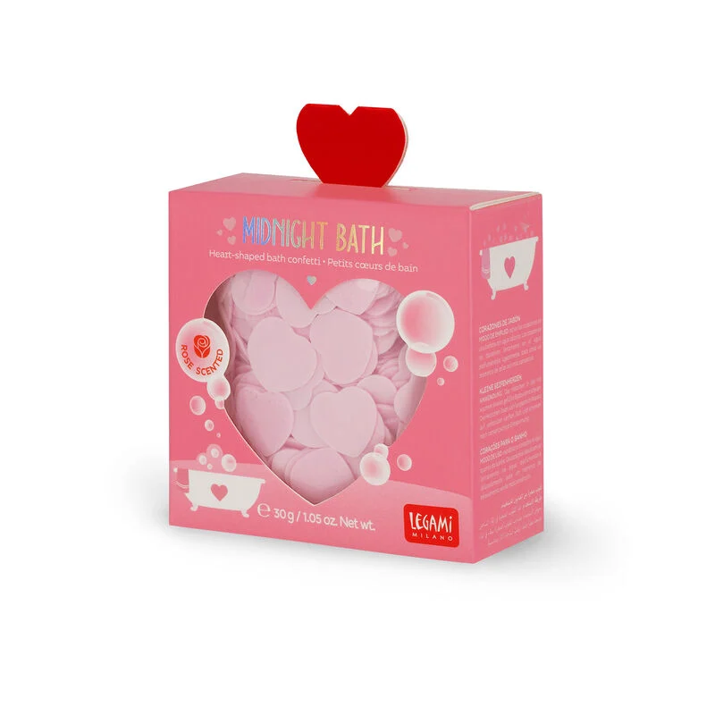 Confetis de Jabón para Bañera en Forma de Corazón
