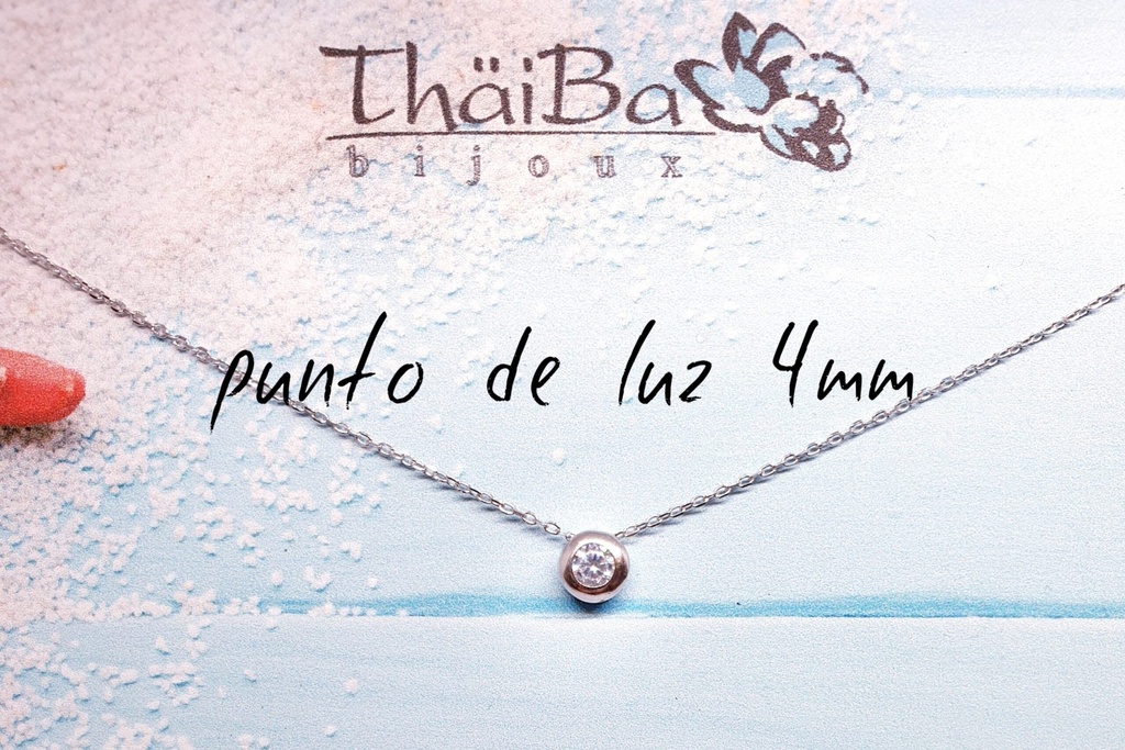 Collar punto de luz 4mm ThäiBa