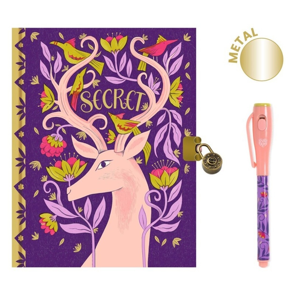 Cuaderno secreto Melissa + rotulador mágico