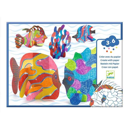 Crear con papel Bajo las olas Djeco