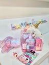 Cesta Unicornio de cosmética infantil y Sonny Angel