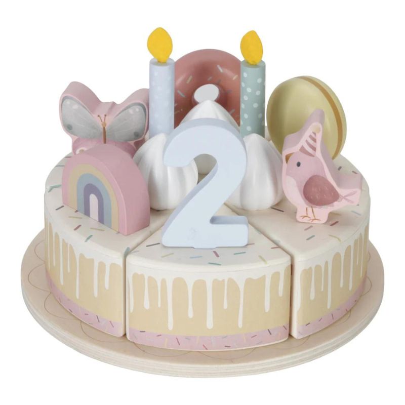 PASTEL DE CUMPLEAÑOS ROSA FSC LITTLE DUTCH