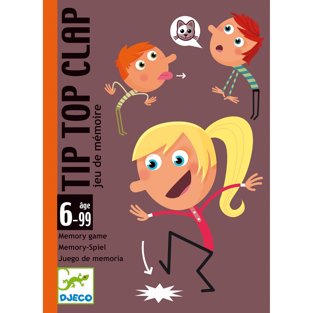 Tip Top Clap Cartas de expresión y memoria Djeco de 6 a 99 años