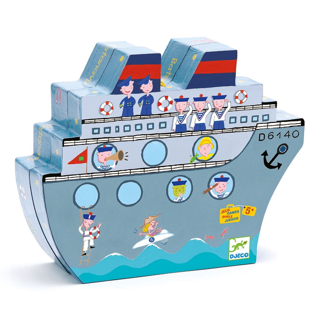 Juego hundir la flota Naviplouf Djeco +5 años