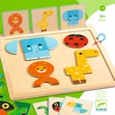Juego magnetico tablero GeoBasic Djeco +24 meses