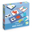 Juego de reconocimiento de forma, color tamaño Primo Melo-Animo Djeco de 3 a 6 años