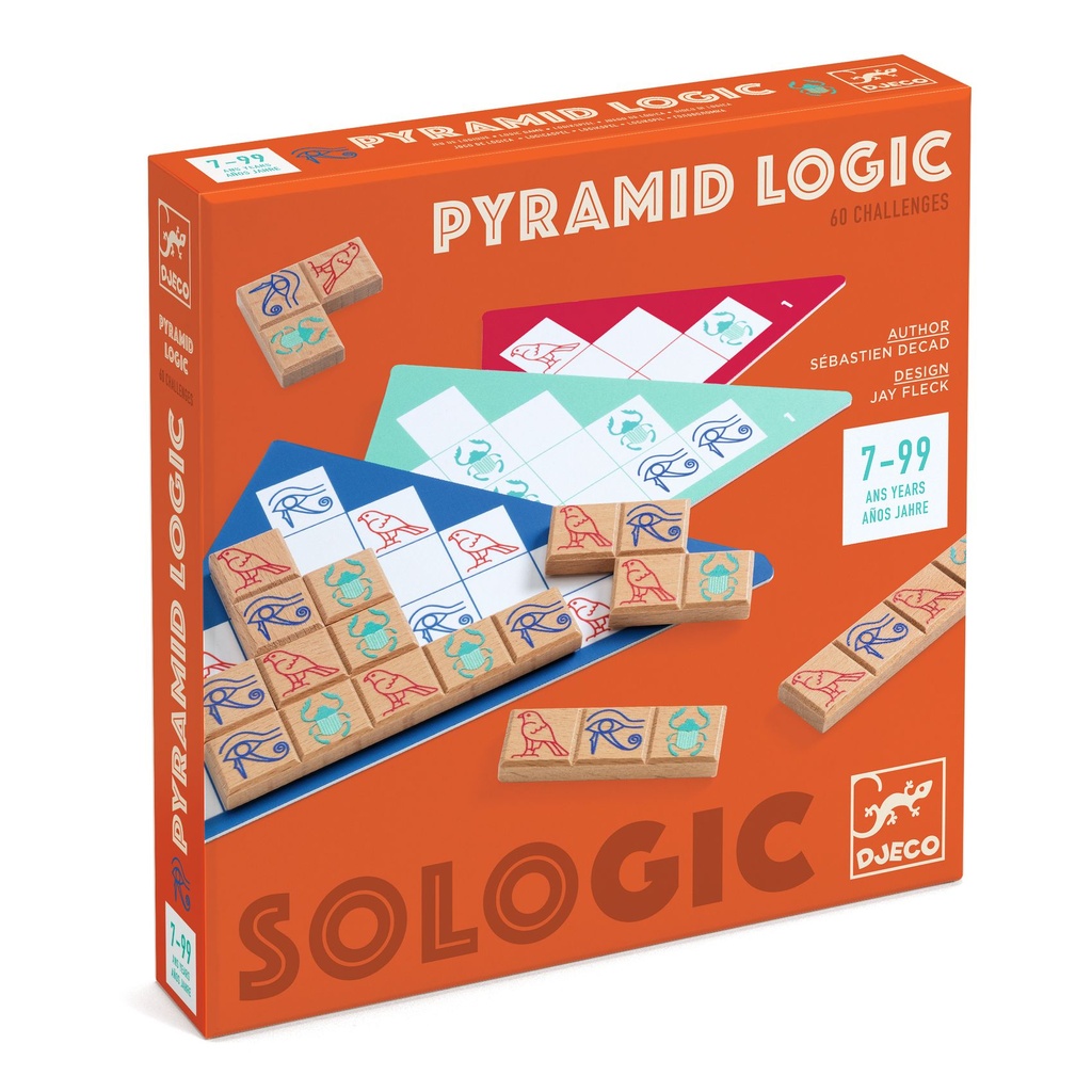 Juego de lógica Sologic Pyramid Logic Djeco de 7 a 99 años