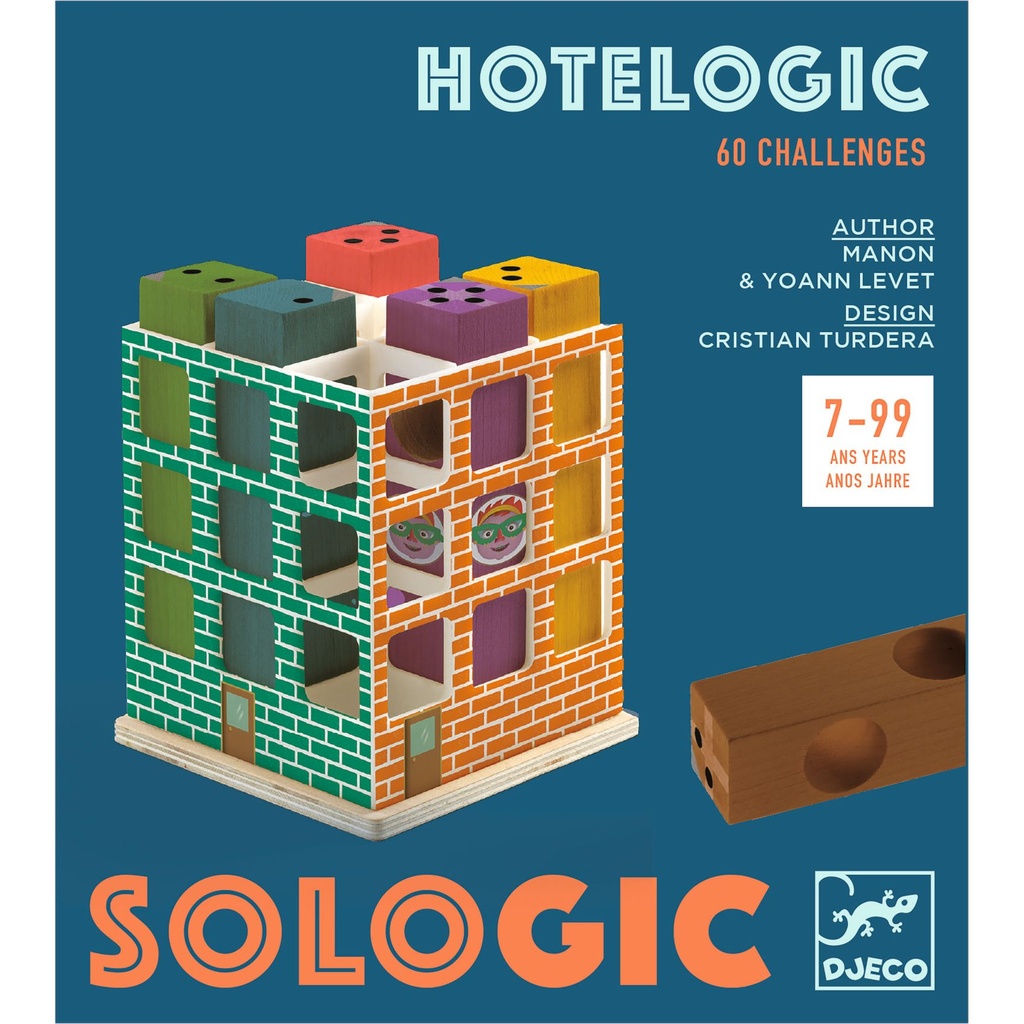 Sologic Hotelogic juego de lógica Djeco de 7 a 99 años