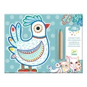 Colorear Animales del bosque Djeco +18 meses