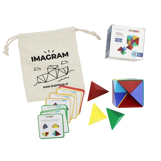 [350725] Imagram 24 piezas IMANIX-BRAINTOYS