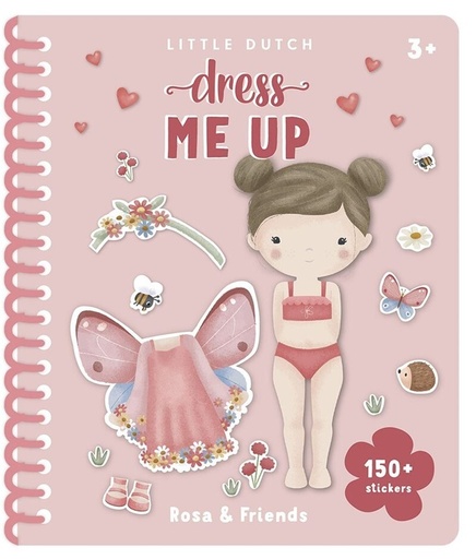 [LD125414] LIBRO VISTE A ROSA & FRIENDS LITTLE DUTCH