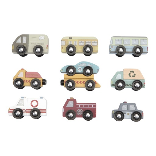 [LD4492] 9 VEHÍCULOS, SISTEMA DE TRENES LITTLE DU