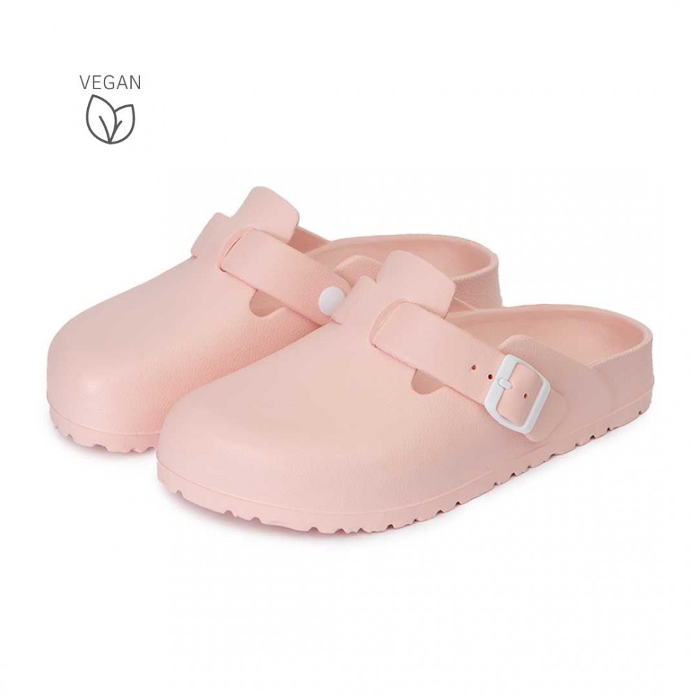 Zuecos bio EVA mule rosa