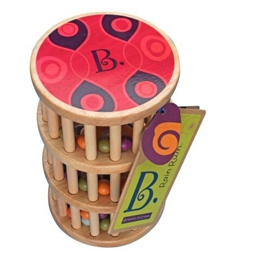 [BX1170Z] B. A-Maze Rain Rush Palo de lluvia madera +18 meses