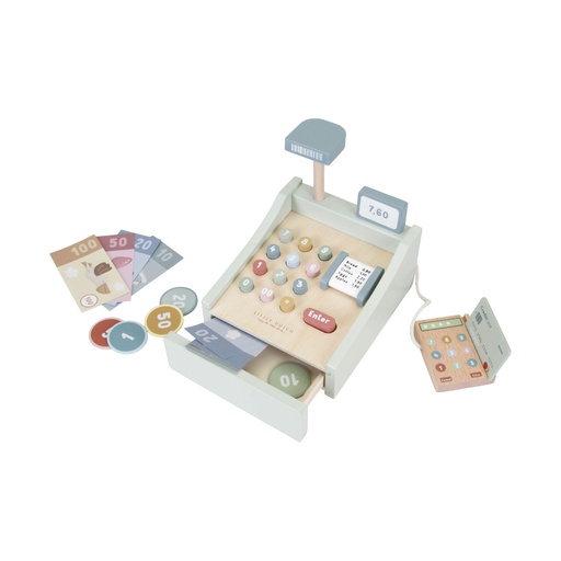[LD7082] CAJA REGISTRADORA CON ESCANER NUEVO COLOR LITTLE DUTCH +3 años