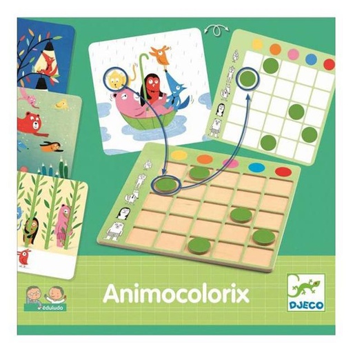 [DJ08359] Juego de lógica y colores Animocolorix Djeco de 3 a 6 años