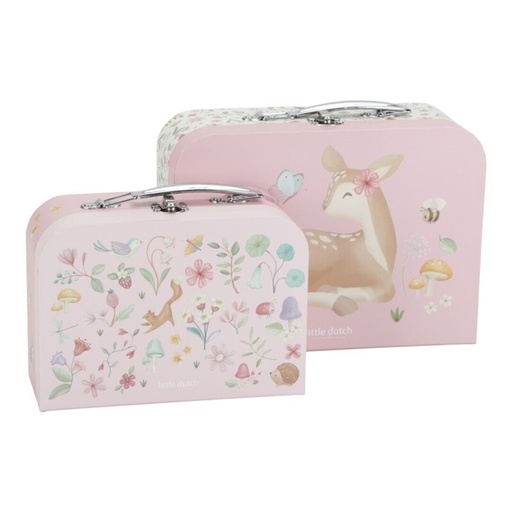 [LD7344] Set de Maletas de cartón Fairy Garden Little Dutch +2 años