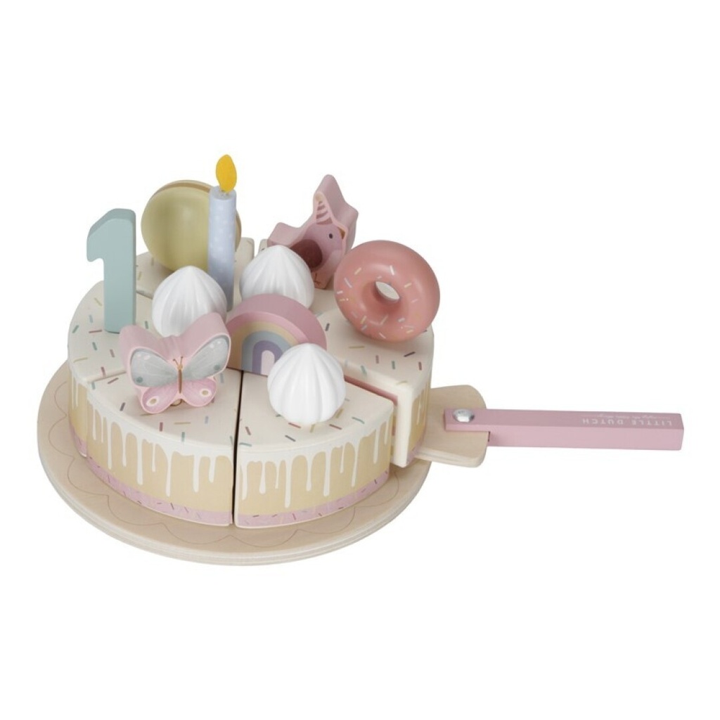  PASTEL DE CUMPLEAÑOS ROSA FSC LITTLE DUTCH