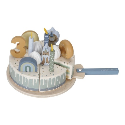 [LD8016]  PASTEL DE CUMPLEAÑOS AZUL FSC LITTLE DUTCH