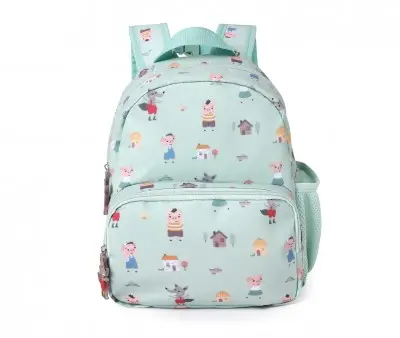 Mochila Infantil The Three Little Pigs Personalizable