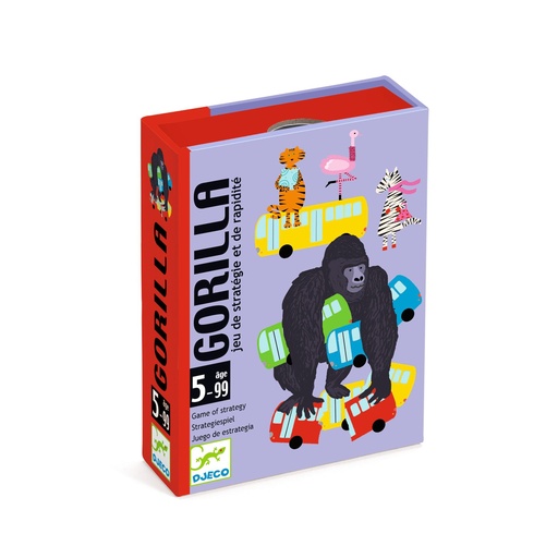 [DJ05123] Juego de cartas de táctica y rapidez Gorilla Djeco 5 a 99 años