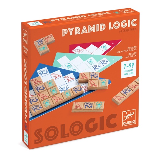 [DJ08532] Juego de lógica Sologic Pyramid Logic Djeco de 7 a 99 años