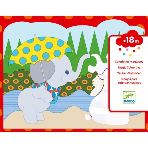 [DJ09065] Colorea mágico Escondido afuera Djeco +18 meses