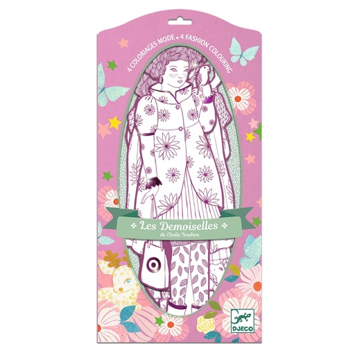 [DJ09551] Láminas para colorear Rosemary y sus amigas Djeco de 5 a 10 años